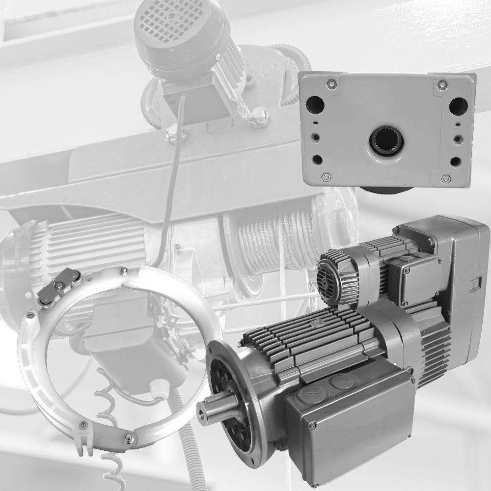Kran-Komponenten und Ersatzteile für DEMAG, ABUS und KONECRANES Krananlagen